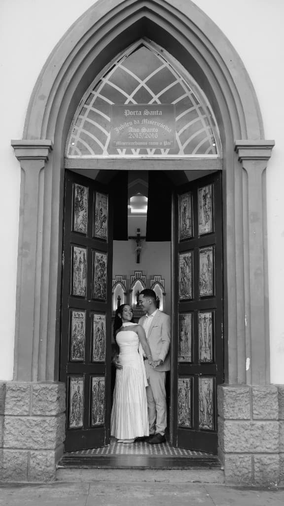 Foto de Tayná e João